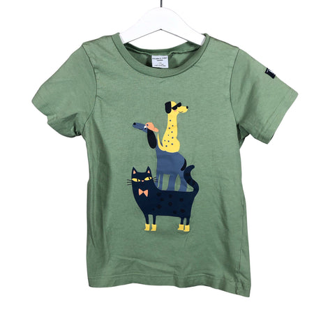 Unisex Polarn O. Pyret - T-shirt, size 110 - 116 - Green ()