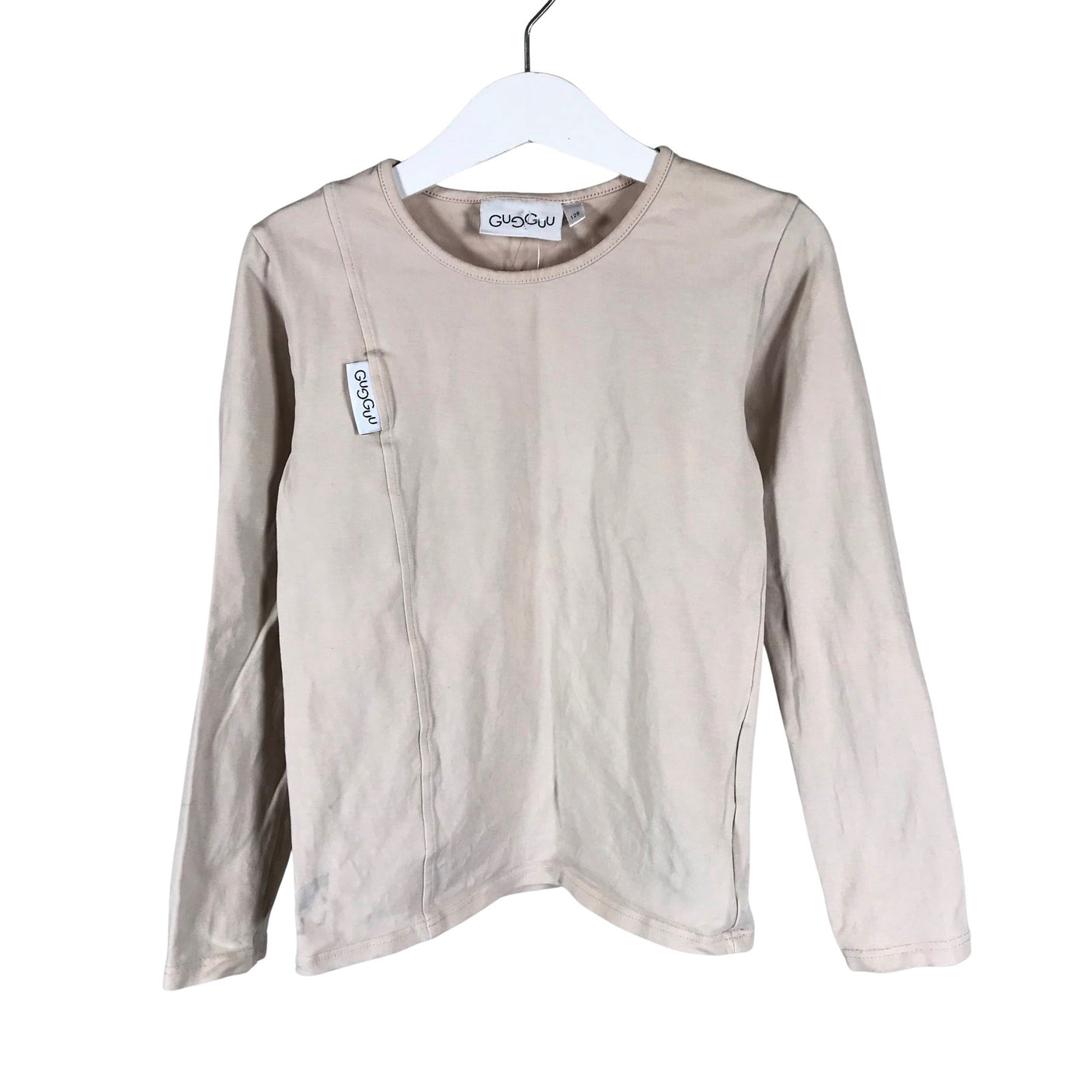 Unisex Gugguu - Tricot shirt, size 122 - 128 - Beige (1)