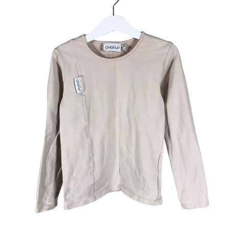 Unisex Gugguu - Tricot shirt, size 122 - 128 - Beige ()