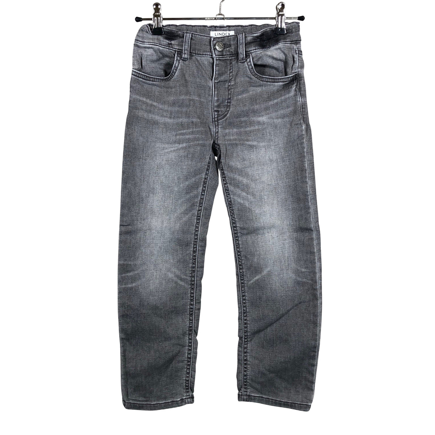 Unisex Lindex - Jeans, size 116 - 122 - Gray (1)