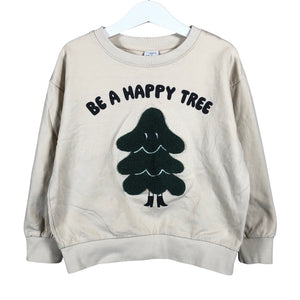 Unisex Lindex - Sweatshirt, size 116 - 122 - Beige (1)