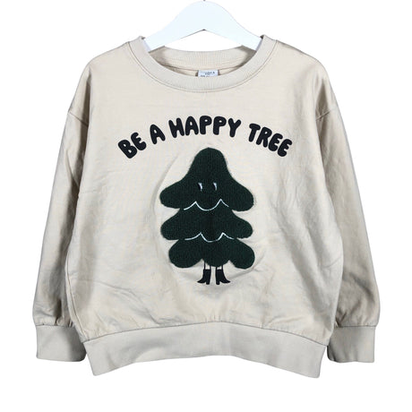 Unisex Lindex - Sweatshirt, size 116 - 122 - Beige ()