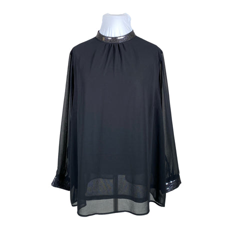 Unisex Zizzi - Party shirt, size 42 - Black ()