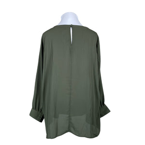 Unisex Zizzi - Blouse, size 54 - Green (2)