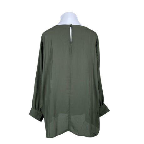 Unisex Zizzi - Blouse, size 54 - Green (2)