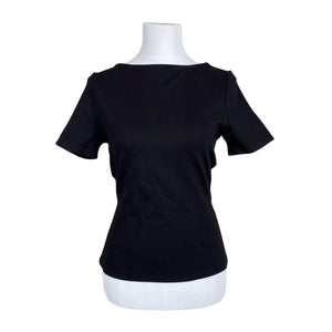 Unisex Selected - Short-sleeved blouse, size 38 - Black (1)