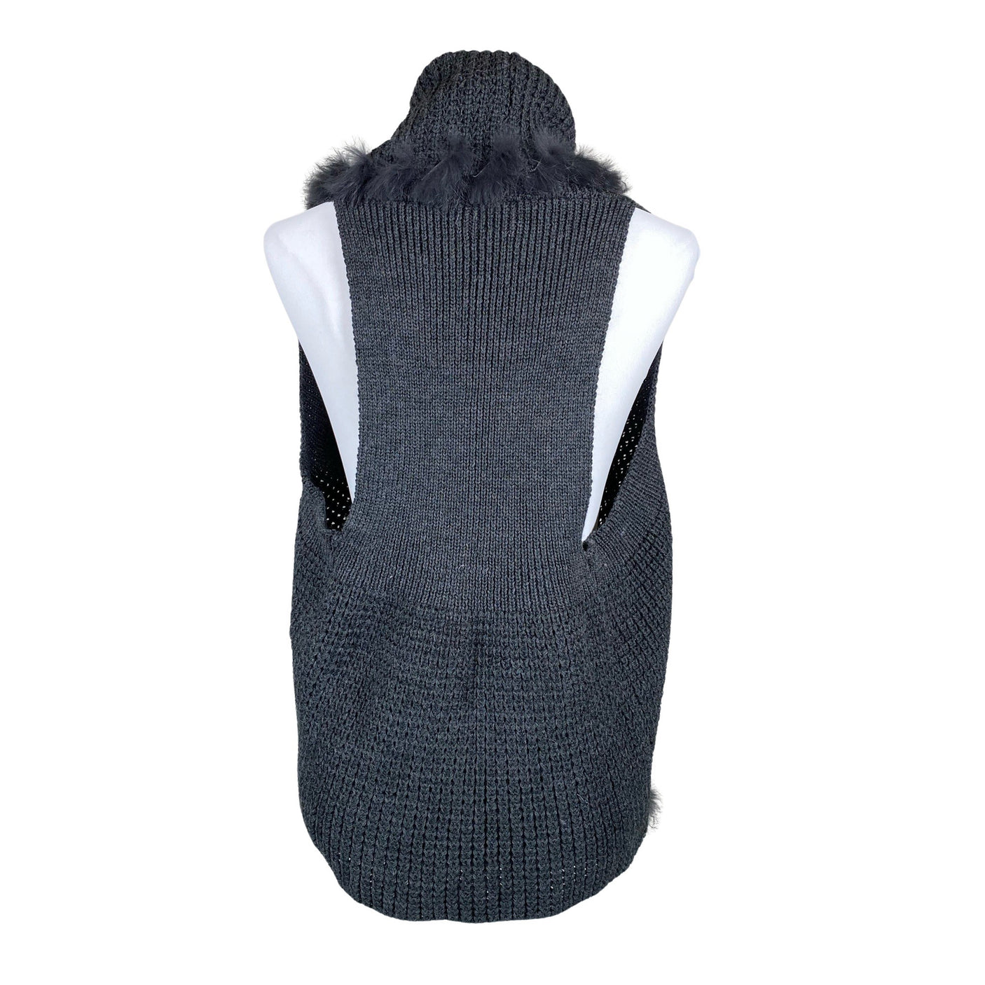 Unisex Soulmate - Knit vest, size 36 - Gray (2)