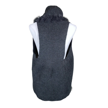 Unisex Soulmate - Knit vest, size 36 - Gray (2)