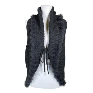 Unisex Soulmate - Knit vest, size 36 - Gray (1)