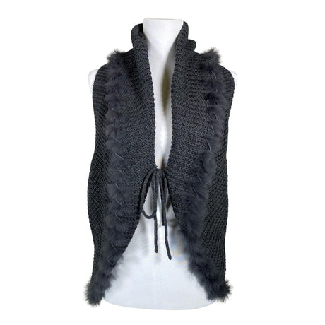 Unisex Soulmate - Knit vest, size 36 - Gray ()