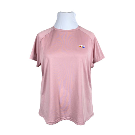 Unisex Rukka - Sports shirt, short sleeve, size 44 - Light pink ()
