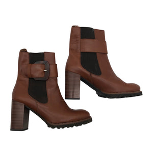Unisex Kess - Ankle boots, size 37 - Brown (1)