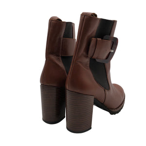 Unisex Kess - Ankle boots, size 37 - Brown (3)