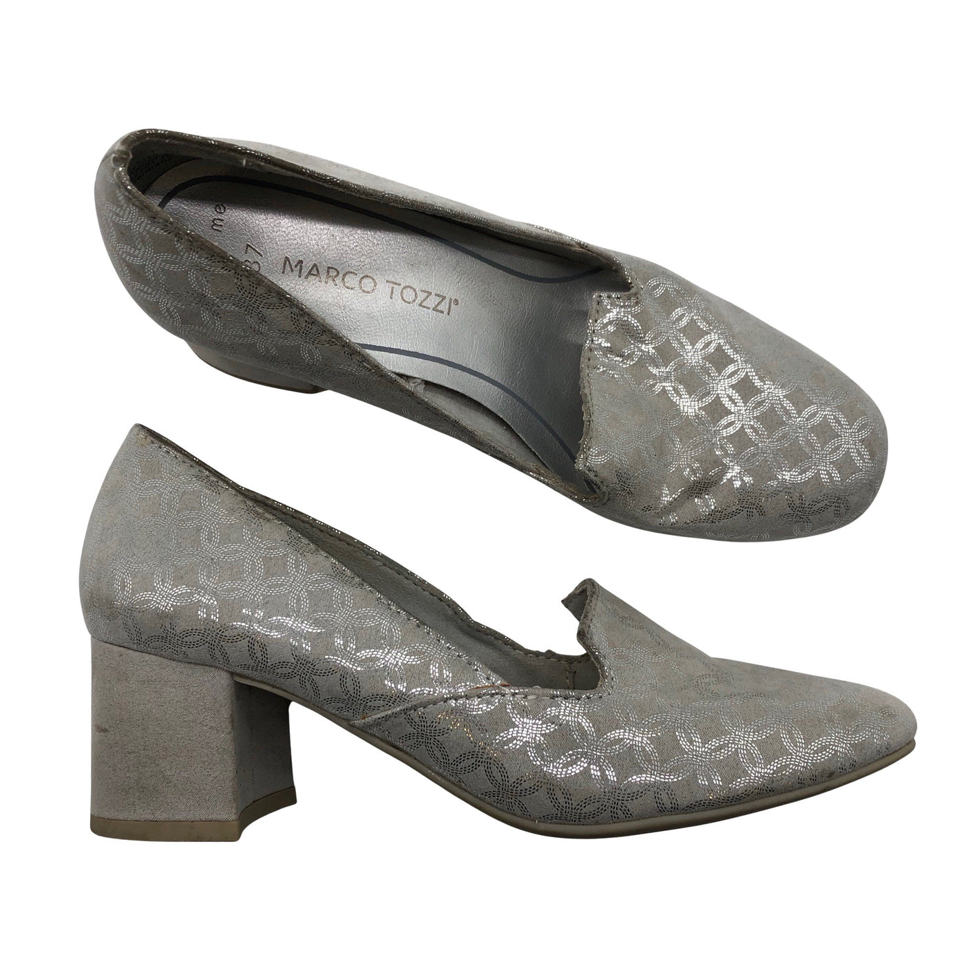 Unisex Marco Tozzi - High heels, size 37 - Gray (1)