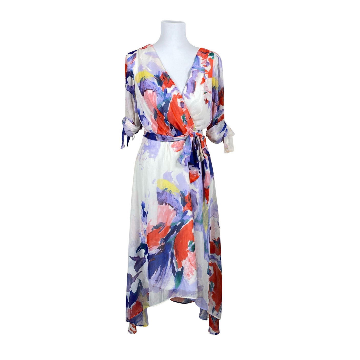 Unisex DKNY - Schiffon dress, size 38 - White (1)