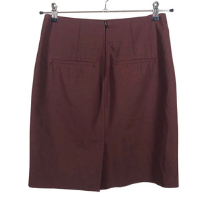 Unisex Tiger of Sweden - Fabric skirt, size 38 - Brown (2)