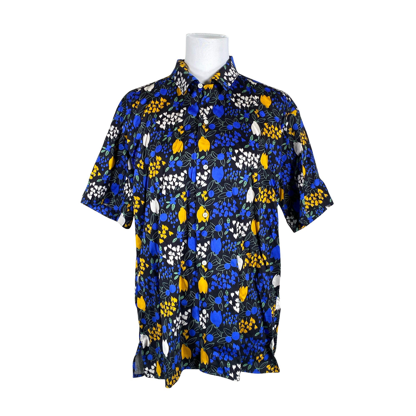Unisex Gitman Bros. - Collared shirt, size L - Black (1)