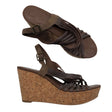 Unisex Marc O'Polo - Wedge sandals, size 37 - Brown ()