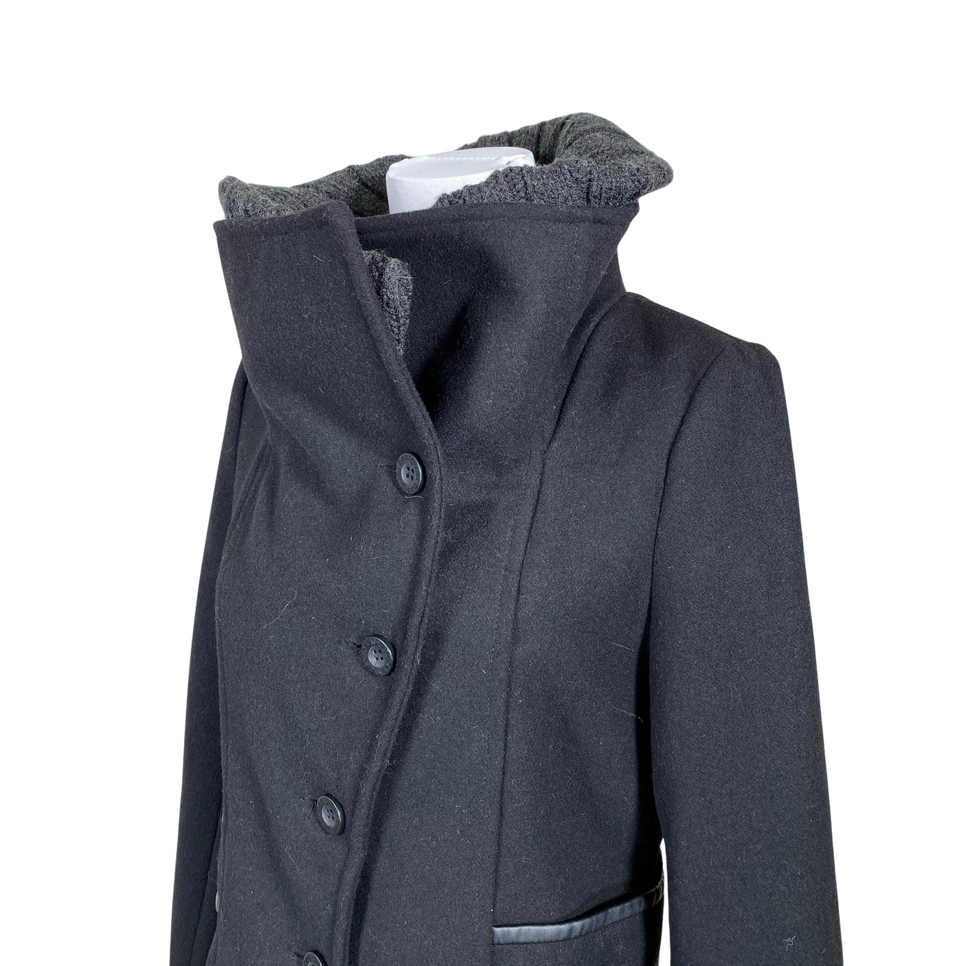 Unisex Desigual - Wool coat, size 40 - Black (3)