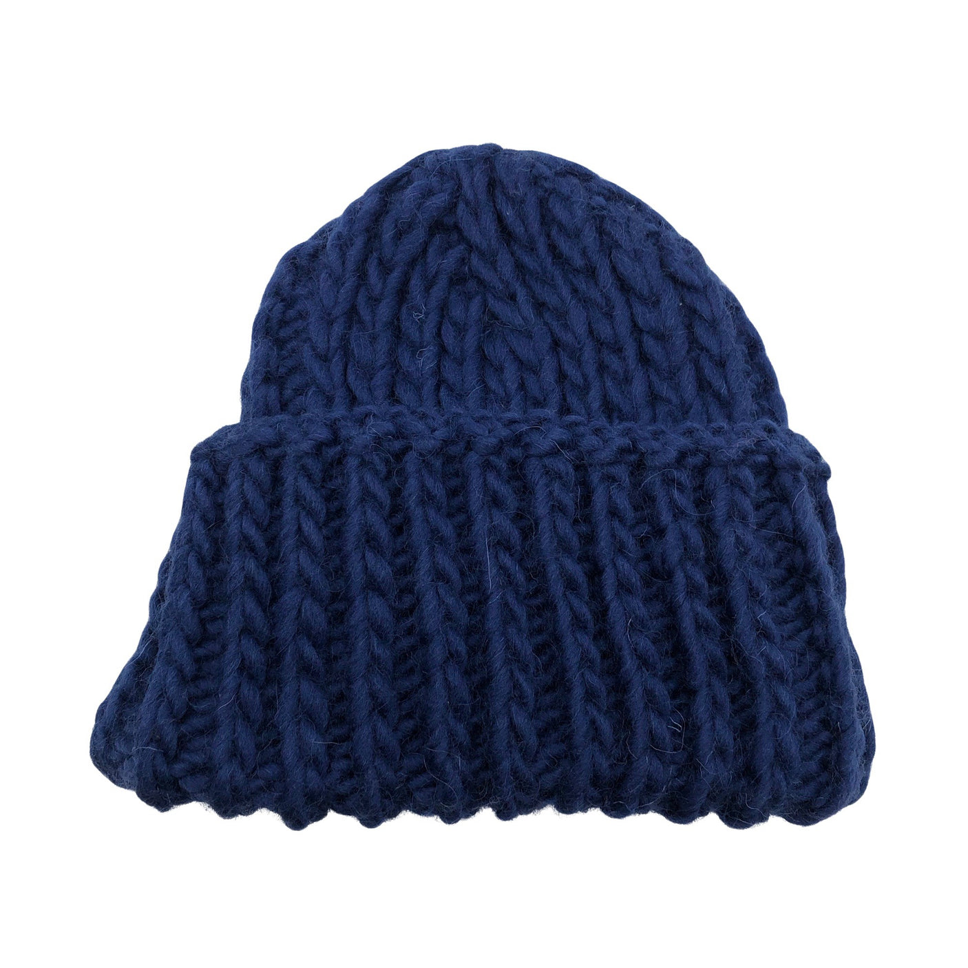 Unisex Handmade - Winter beanie, size 48 - 50 cm - Blue (1)