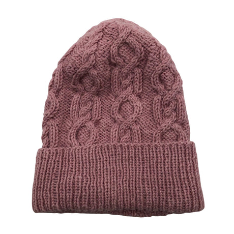 Unisex Handmade - Winter beanie, size 54 - 56 cm - Light pink ()