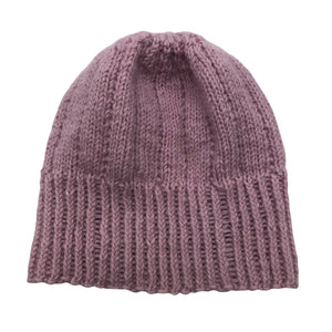 Unisex Handmade - Winter beanie, size 48 - 50 cm - Light pink (1)