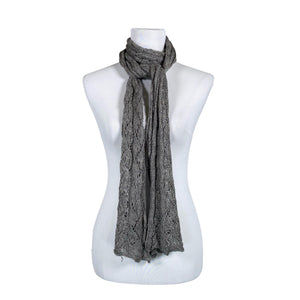 Unisex Handmade - Scarf, size Maxi - Gray (1)