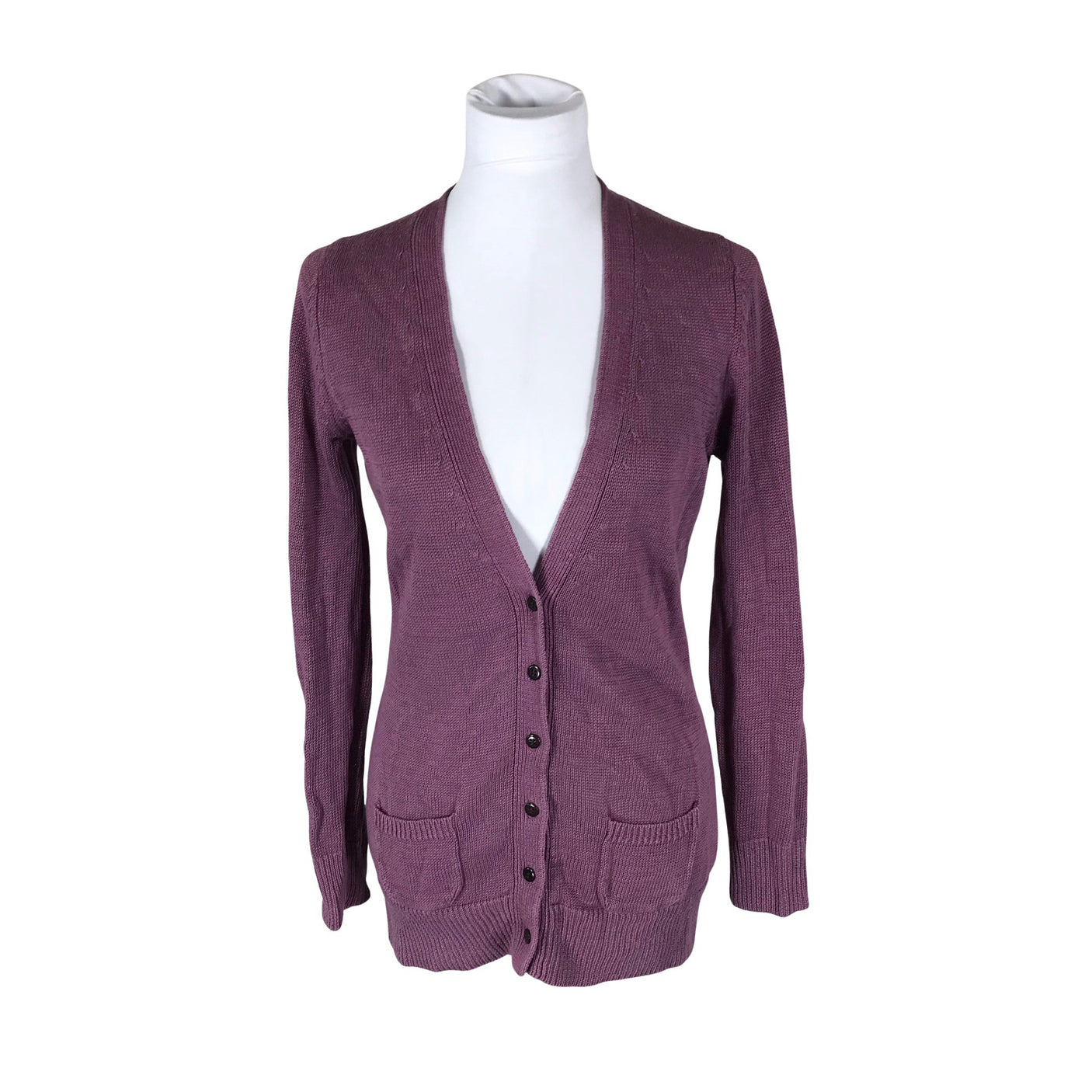 Unisex Massimo Dutti - Cardigan, size 36 - Violet (1)