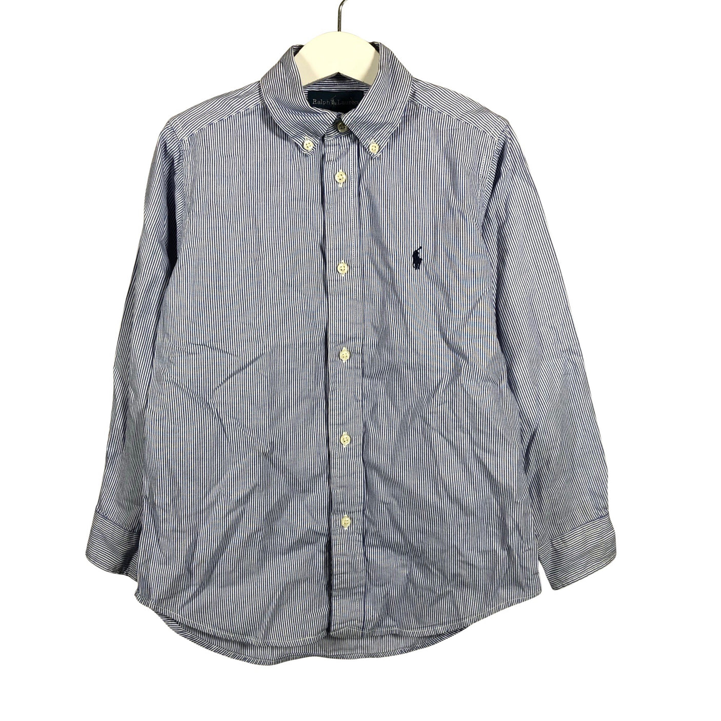 Unisex Polo Ralph Lauren - Collared shirt, size 110 - 116 - Blue (1)