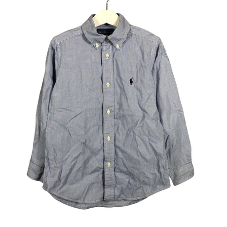 Unisex Polo Ralph Lauren - Collared shirt, size 110 - 116 - Blue ()