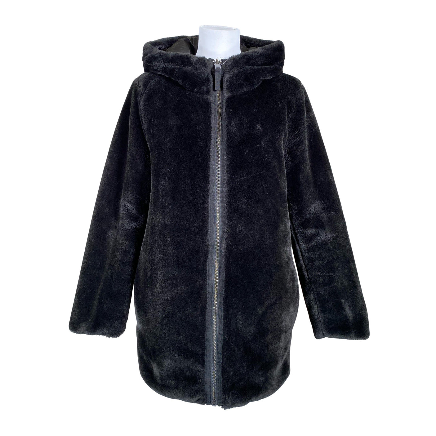 Unisex Esprit - Faux fur coat, size 36 - Black (1)