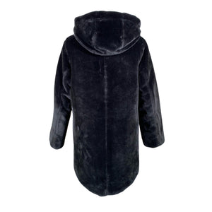 Unisex Esprit - Faux fur coat, size 36 - Black (2)