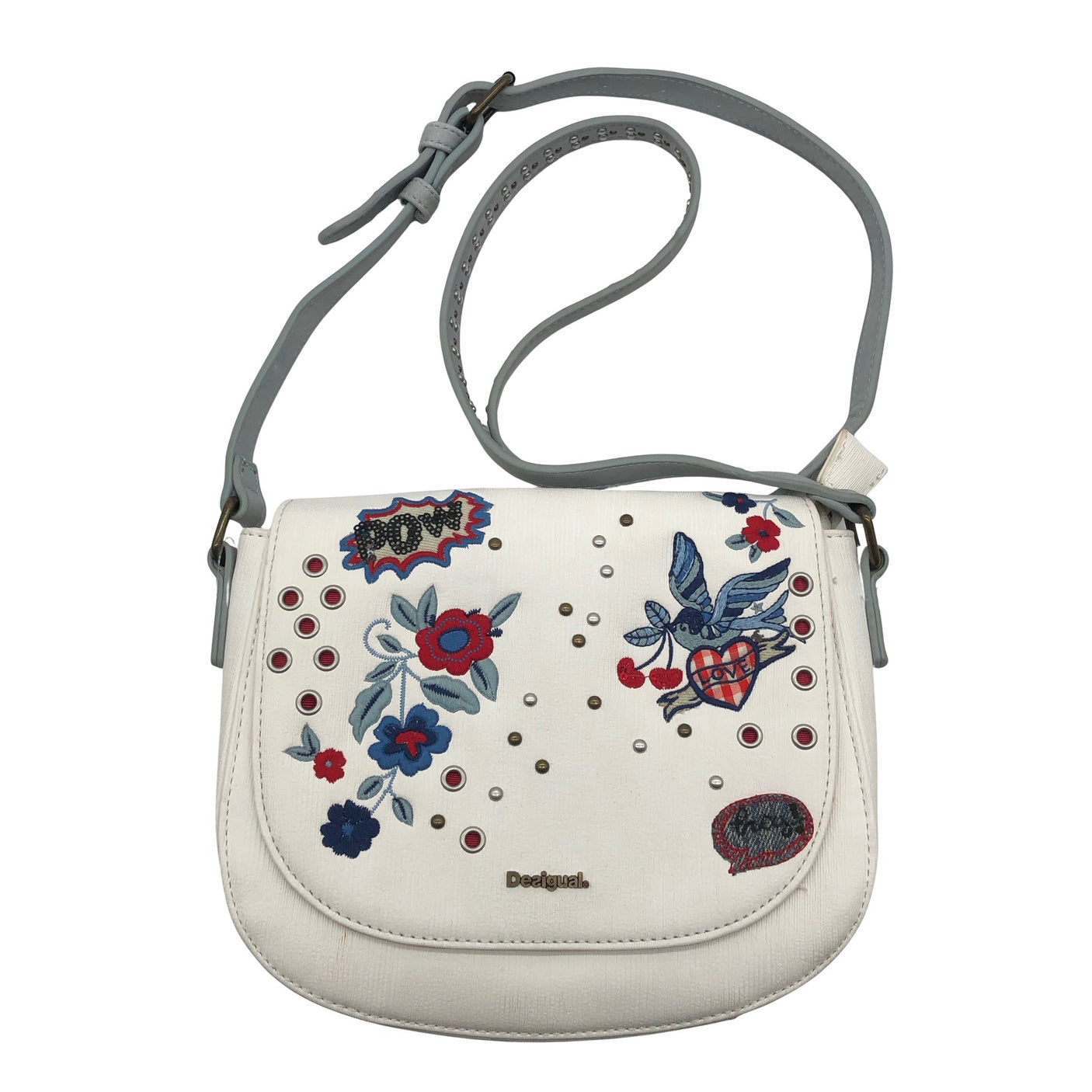 Unisex Desigual - Shoulder bag, size Midi - White (1)