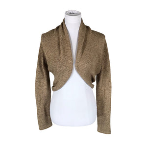 Unisex Esprit - Knit bolero jacket, size 40 - Beige (1)