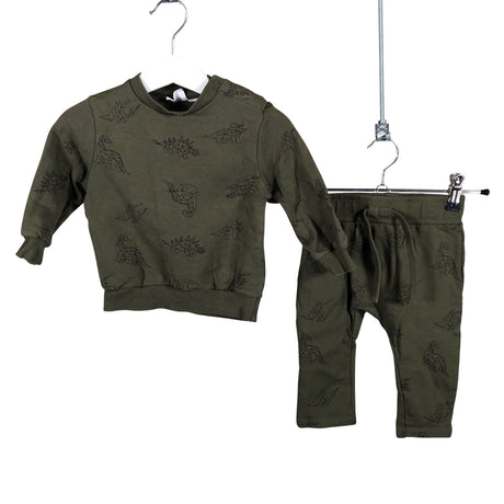 Unisex The New Siblings - Sweatshirt and pants set, size 68 - 74 - Green ()