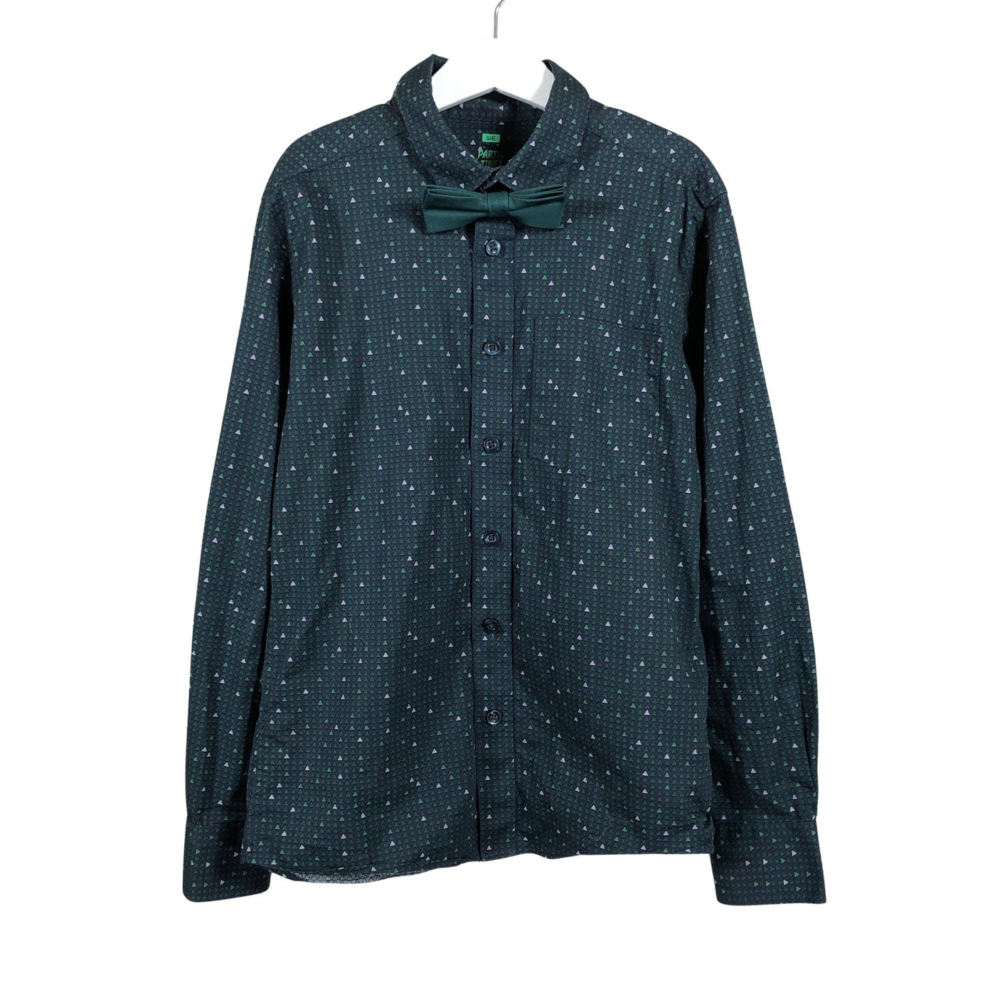 Unisex We - Collared shirt, size 146 - 152 - Green (1)