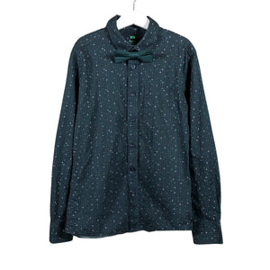 Unisex We - Collared shirt, size 146 - 152 - Green (1)