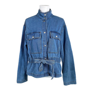 Unisex Lindex - Denim jacket, size 38 - Blue (1)