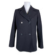 Unisex Benetton - Wool coat, size 36 - Black ()