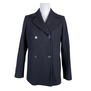 Unisex Benetton - Wool coat, size 36 - Black (1)