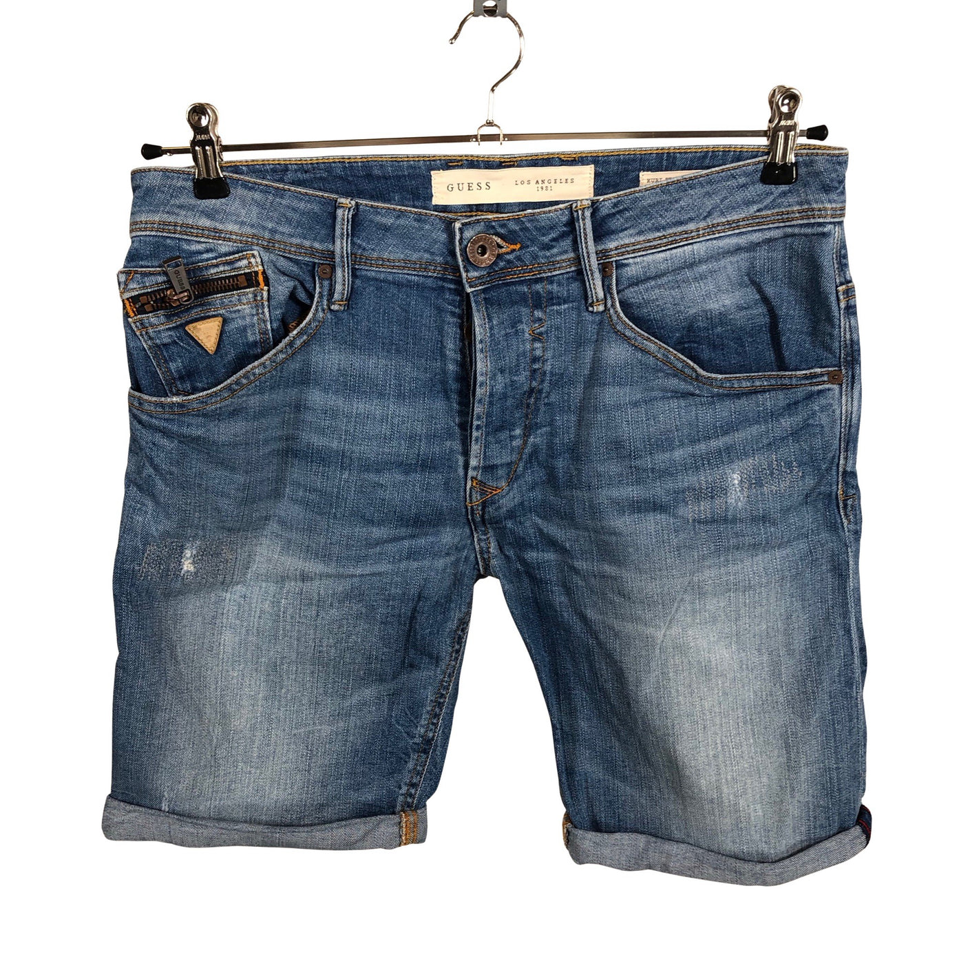 Unisex Guess - Denim shorts, size W29 - Light blue (1)
