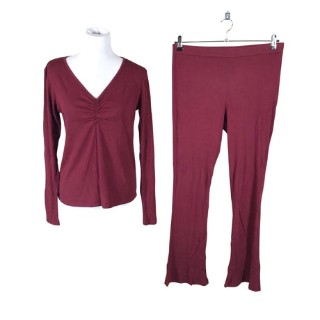 Unisex Nanso - Tricot shirt, size 40 - Wine red ()
