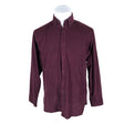 Unisex Create - Collared shirt, size L - Wine red ()