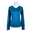 Unisex Nike - Sports shirt, long sleeve, size 34 - Blue ()