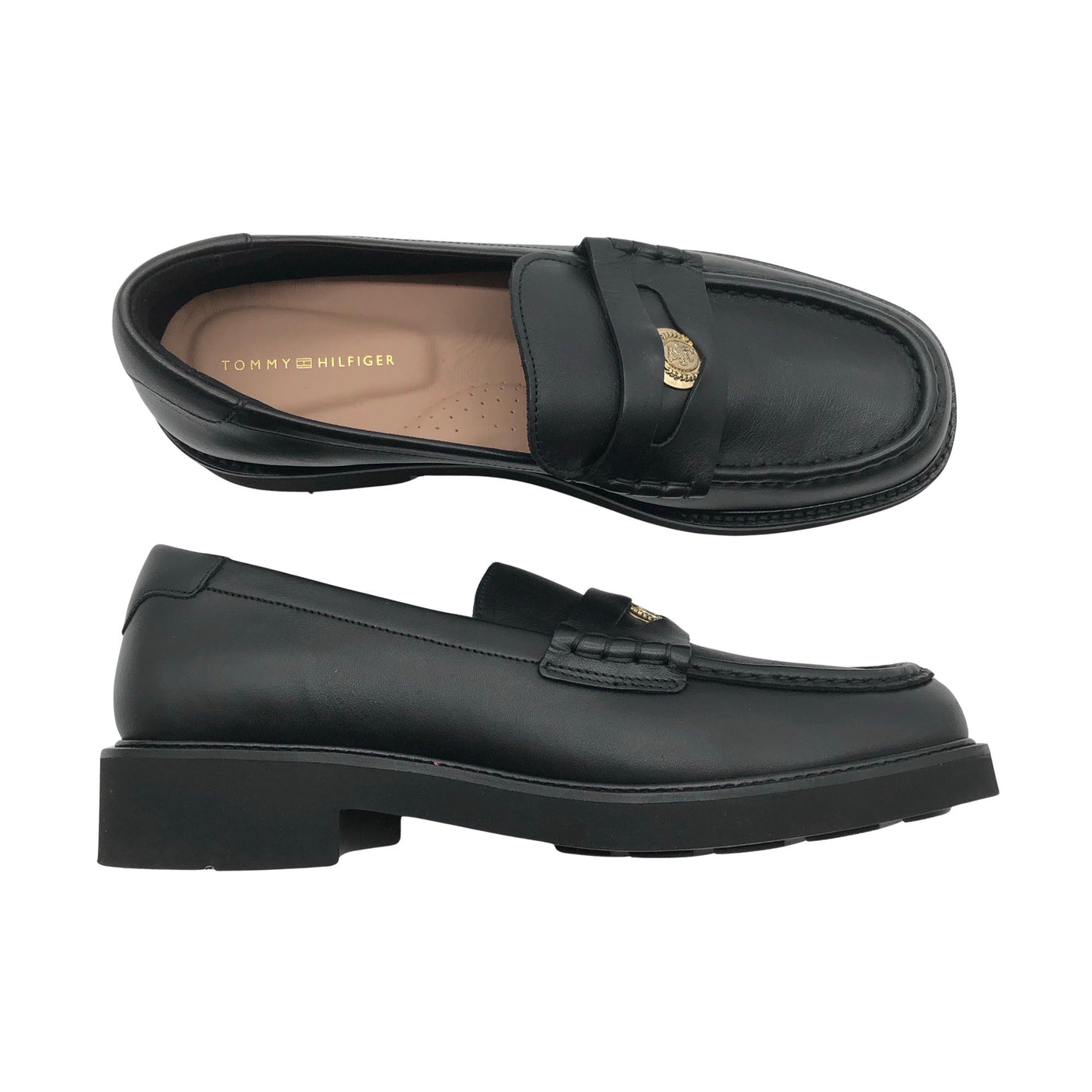 Unisex Tommy Hilfiger - Loafers, size 39 - Black (1)