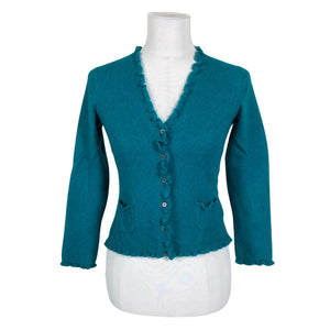 Unisex Lo'x - Cardigan, size 36 - Turquoise (1)