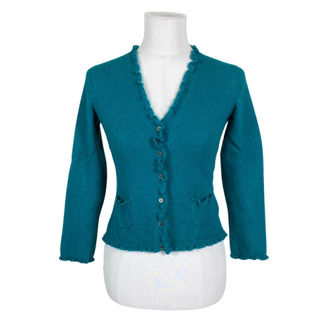 Unisex Lo'x - Cardigan, size 36 - Turquoise ()