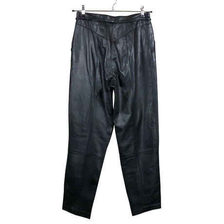 Unisex Design Airamo - Leather pants, size 38 - Black (2)