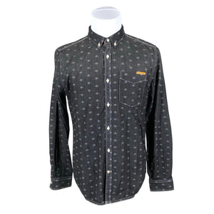 Unisex Superdry - Collared shirt, size M - Gray (1)