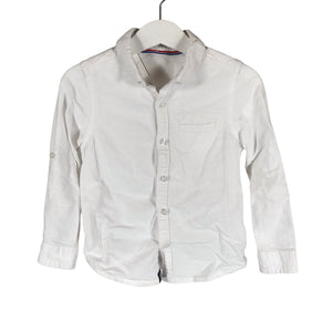 Unisex Mothercare - Collared shirt, size 104 - 110 - White (1)